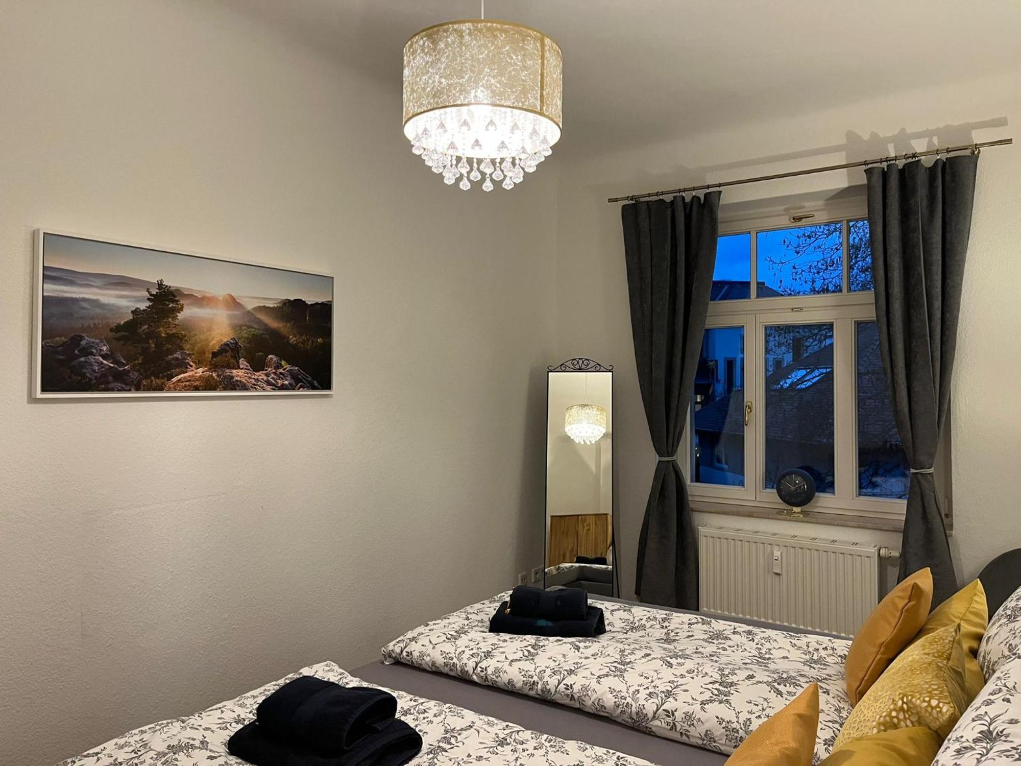 Wohnperle: Zentrumsnah*ruhig*familienbett*2 Sz *